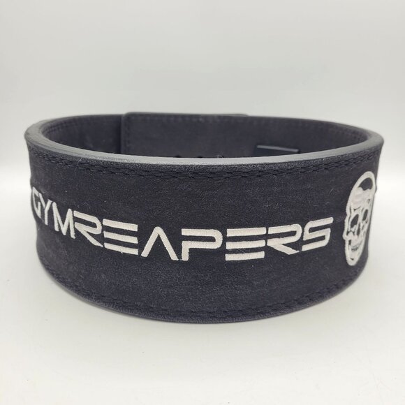 Gymreapers 10mm Lever Weightlifting Belt Small to Medium - Read - Black - Picture 1 of 11
